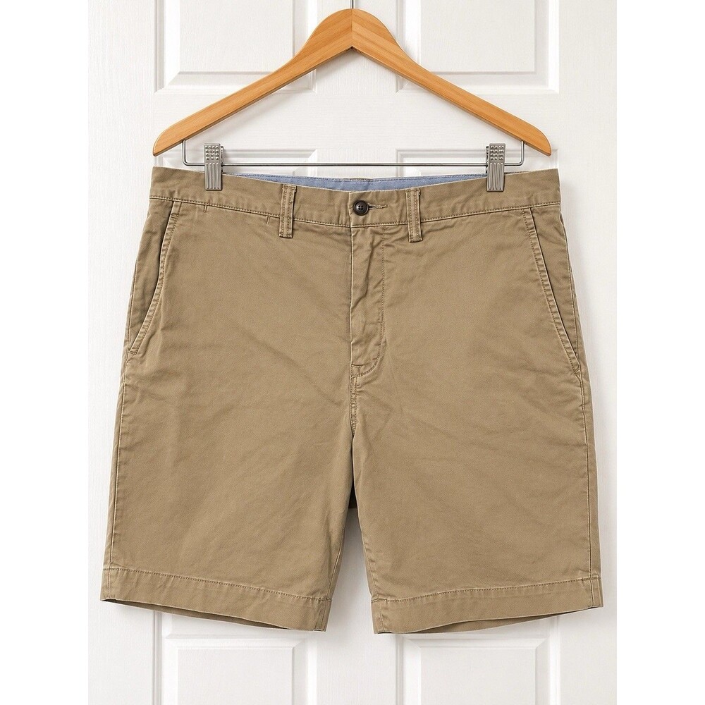 Polo Ralph Lauren Men’s Chino Shorts 33 Khaki Stretch Classic Fit Golf Preppy